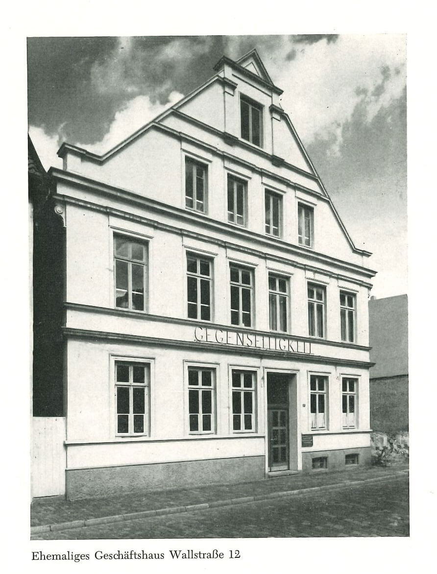 Seit 1922 residiert die Gegenseitigkeit in der Wallstraße 12.